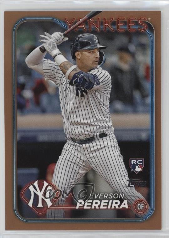 2024 Topps Series 2 Gold 1458/2024 Everson Pereira #461 0jm6