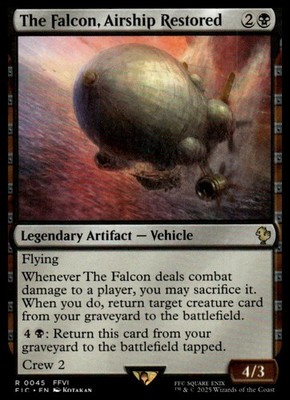 Commander: FINAL FANTASY #45 The Falcon, Airship Restored