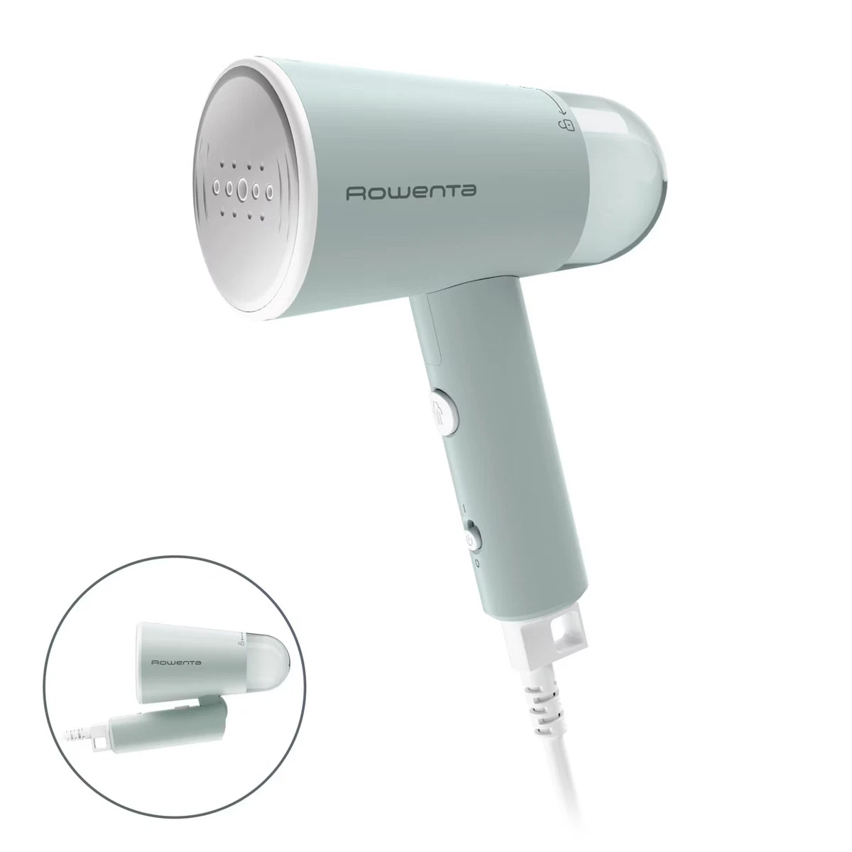 Rowenta Handheld Garment Steamer for Clothes Travel Steam Green