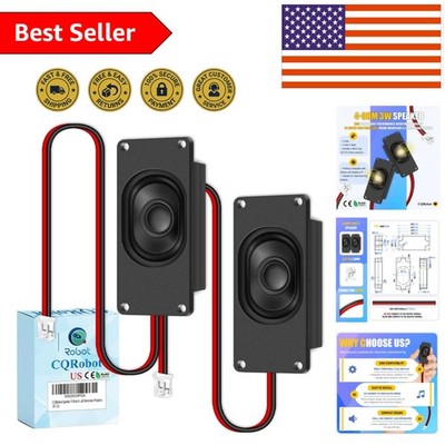 Lightweight 3 Watt Speaker Ideal for Arduino, Robotics & Game Machine Projects