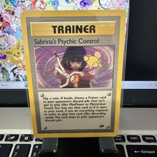 Sabrina's Psychic Control 121/132 Uncommon Gym Challenge Pokemon Unlimited NM on eBay