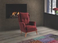 Sessel Wohnzimmer Luxus MöBel Modern Designe Rosa Einsitzer Relax Club