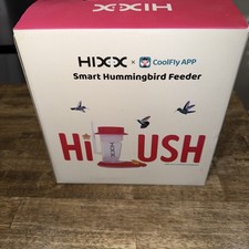 HIXX Smart Hummingbird Feeder w/ Camera  Solar Power. NEW 