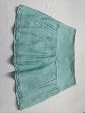 Vineyard Vines Women s Blue Linen Skirt Side Zip Cotton Lined Size 4