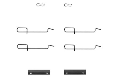BOSCH 1 987 474 197 Accessory Kit, disc brake pad for CITROËN,NISSAN,PEUGEOT,REN