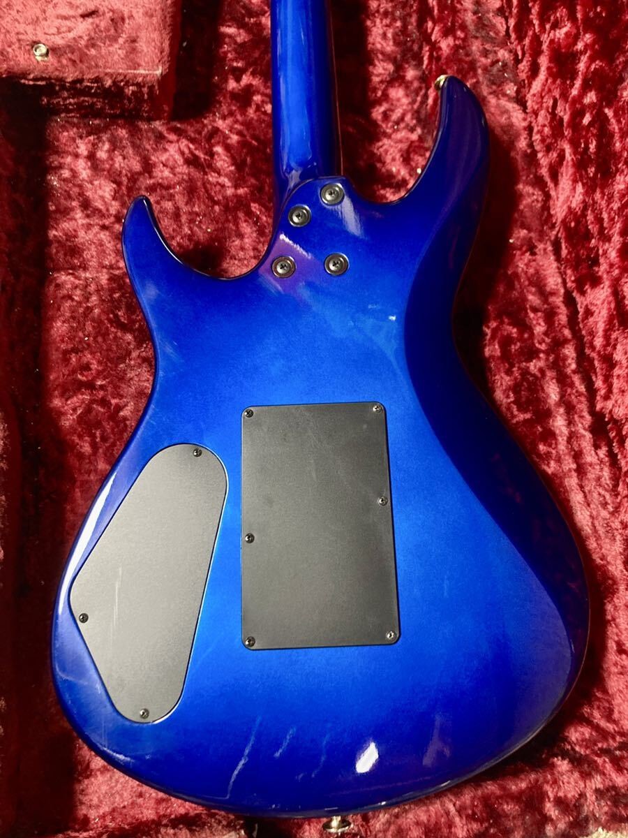 Aria Pro II Vanguard エレキギター ブルー 改造あり　動作品 Aria Pro II Vanguard エレキギター ブルー 改造あり 動作品 Aria Pro