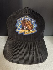 Vintage Joe Camel Cigarette Snap Back Cap Corduroy