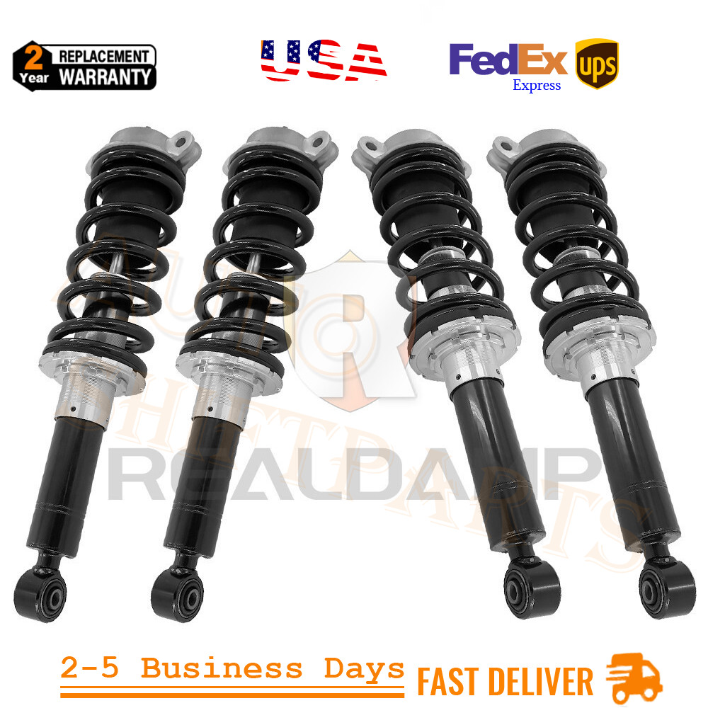 4Pcs Front Rear Shock Struts Fit Ferrari 458 Italia Spider Speciale Magnetic 10-