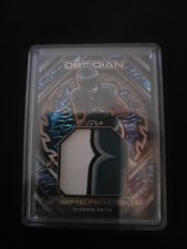 DeVonta Smith 2023 Panini Obsidian Orange Electric Etch Unbreakable Patch /49