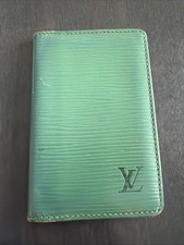Louis Vuitton Epi Leather Card Holder Green