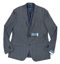 Perry Ellis 42R Plaid Fashion Suit Separates Men's Sport Coat Blazer NWT