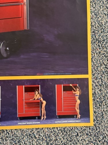 Snap-on KR7100 Tool Chest Poster SS-1070 3/89