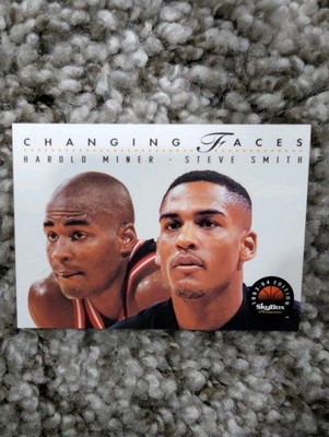 1993-94 Skybox Premium - Changing Faces Steve Smith, Harold Miner #305