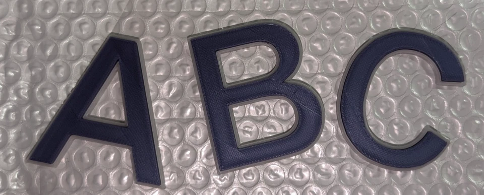 2" LETRAS - BRILLA EN LA OSCURIDAD - COMPLETO ALPAHBET Foto 3 de 3