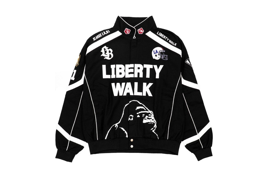 LIBERTY WALK×XLARGE WALK RACING JACKET BLACK OT73-BK | eBay