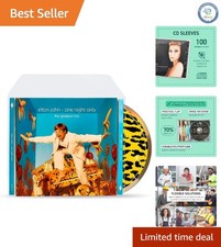 Durable 100 CD Sleeves with Secure Closure - Ultimate Space-Saving Solution