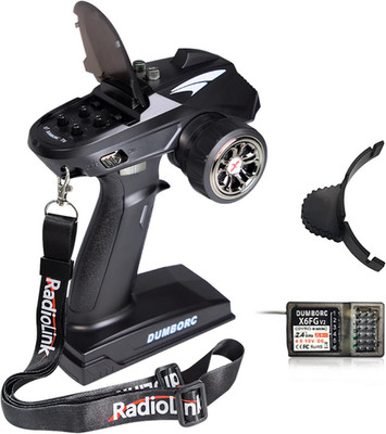 DUMBORC X6 2.4Ghz 6CH RC Radio Transmitter and Receiver X6Fg(Built-In Gyro) with
