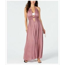 Raviya women's Blush color sleeveless open back long maxi size M NWT