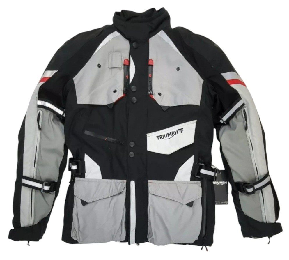 Triumph Mens Orange Running Jacket Triumph Men's Exploration D3O