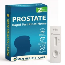 PSA Test Kit at Home for Men | Rapid Self-Test | 2 Tests | Urology Medical
