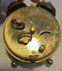 Vintage West Germany Double Bell Alarm Clock Minature In Working Condition — photo 3