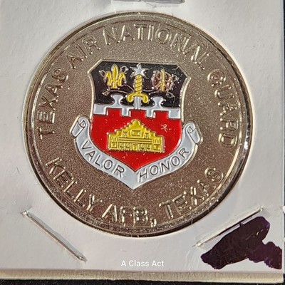 USAF Texas Air National Guard 149th Fighter Wing, Kelly AFB Challenge Coin B2792