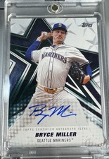 Topps 2026 Series 1 Bryce Miller #BSA-BMI Auto Seattle Mariners
