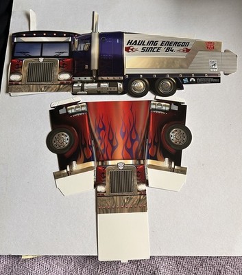 RARE 2011 SDCC TRANSFORMERS OPTIMUS PRIME ENERGON BOOTH PROMO DISPLAYS X 2 