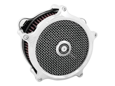 PERFORMANCE MACHINE Super Gas Air Cleaner Chrome für Harley Dyna, Softail, Touri