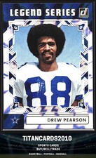 Drew Pearson 2025 Panini Donruss Legend Series Refractor Dallas Cowboys #TLS-DPE