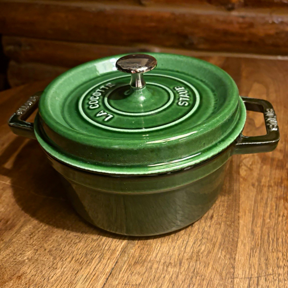Staub Basil Enameled Cast Iron Cocotte 20cm