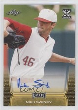 2020 Leaf Draft Auto Gold Nick Swiney #BA-NS1 Auto 03go