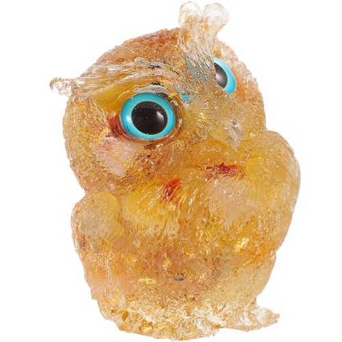 Decorative Crystal Owl Statue Ornament Lovely Owl Decor for Office and Home - Zdjęcie 4 z 19