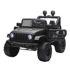 HOMCOM 12V Kids Electric Ride On Car Truck Off-road Toy W/ Remote Control Black