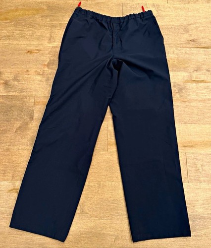 Prada Sport, Vintage Prada Sport Linea Rossa Full Side Zip Track Pants Black IT 50 Y2K