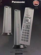 Panasonic KX-TGK222 Digital Cordless Answering System 2 Handsets New Open Box