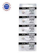 364/363 Low drain Battery SR621SW Pack of 5 Batteries 364-363 Energizer 1.55v