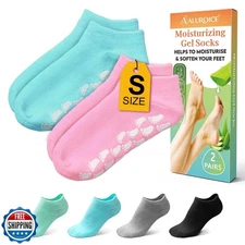 Silicone Moisturizing Socks for Women- 2Pairs Foot Moisturizer So