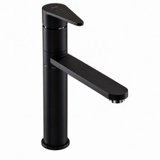 NEW Abode Prime Kitchen Mixer Tap Matt Black AT2104 Modern Single Lever Sink Tap