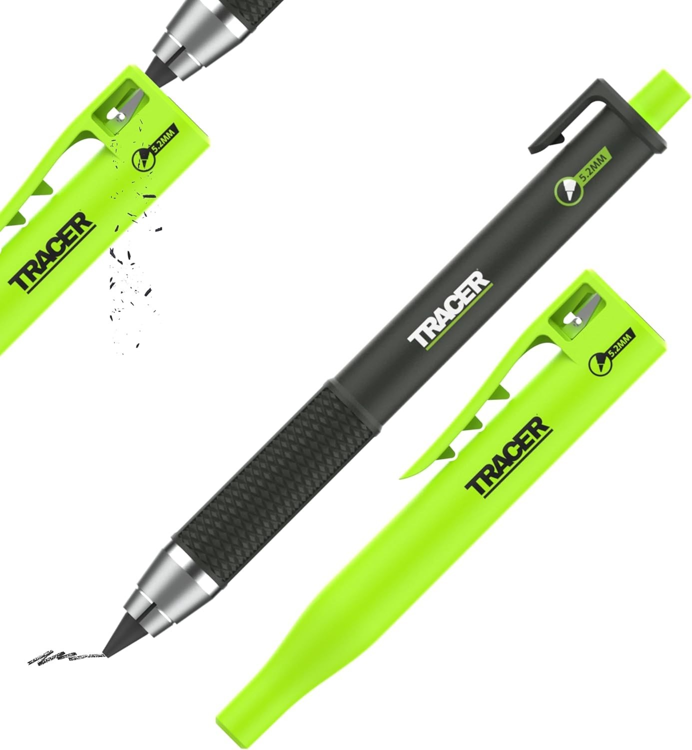 Tracer TTP3 2.0 Tough Construction Marker Pencil 5.2mm & Holster