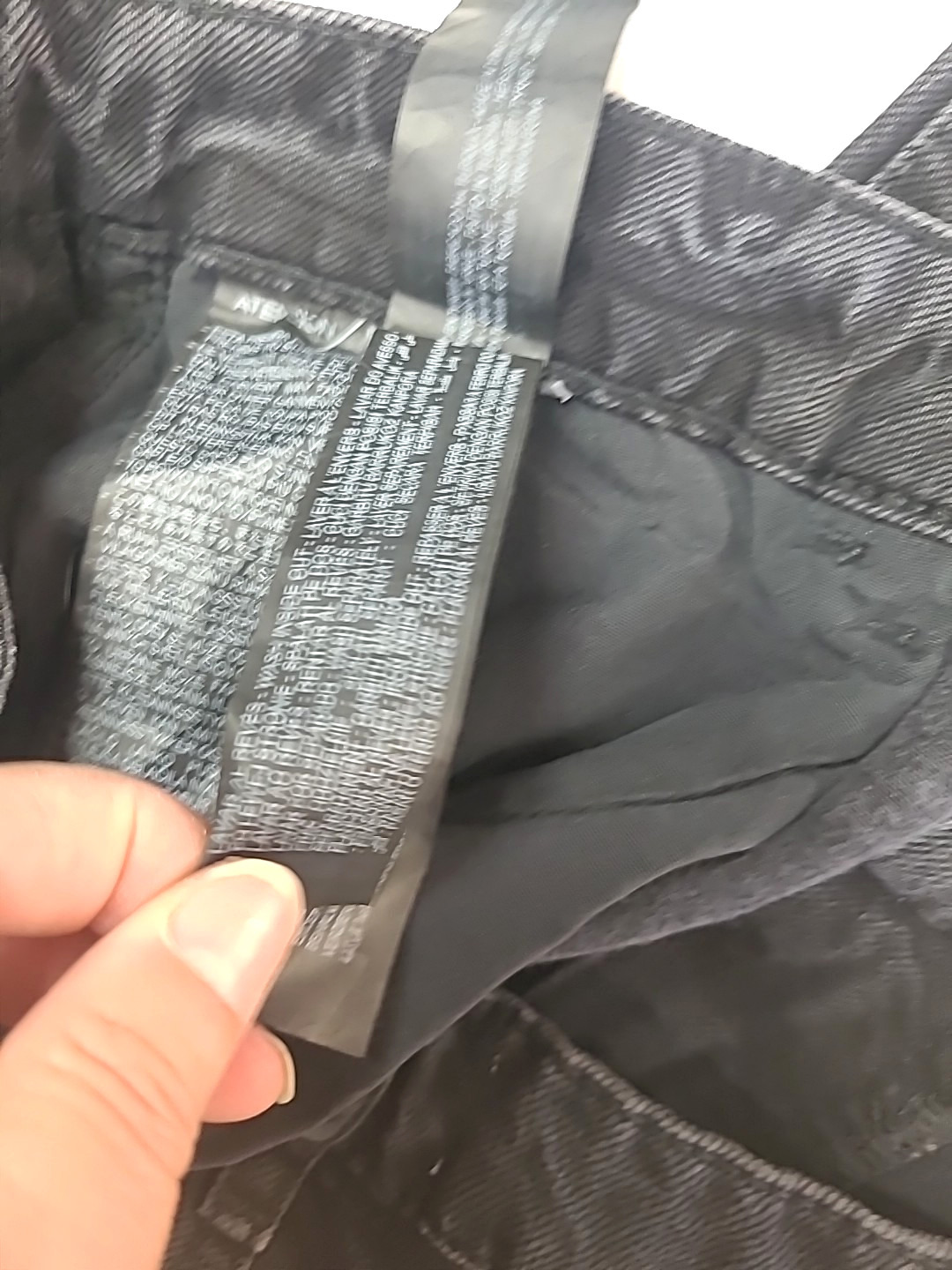 Zara Womens Black High Rise Skinny Jeans with Rhinestones Size 8 Edgy Mobwife thumbnail 11