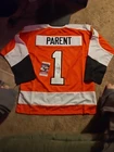 Bernie Parent Autographed Signed Hockey Jersey JSA Coa Philadelphia Flyers HOF