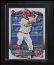 JJ Wetherholt 2025 Bowman Baseball 1st Prospect/Rookie Card #BP-22