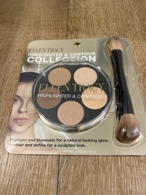 Ellen Tracy Highlight  & Contour Collection - 5 Shades & Double Sided Brush -New