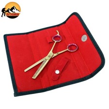 Professional Hair Cutting Thinning Scissors 6.5" Gold Plated Stainless Steel
