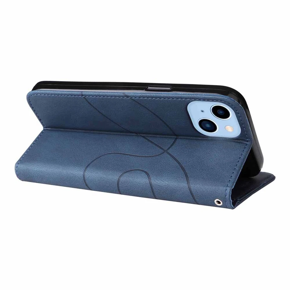 For iPhone 14 13 12 11 X XR SE 6s 7 8 Plus Wallet Card Holder Leather Case Cover - Image 4 of 4