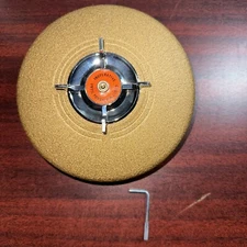 Vanguard Fire Alarm Thermosonic V-50 Heat Detector Metal Round  NO CENTER CAP