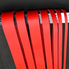 1PC Rot Echtleder Riemen Rindsleder Leer Streifen DIY Gürtel 1 Meter Dicke 3mm