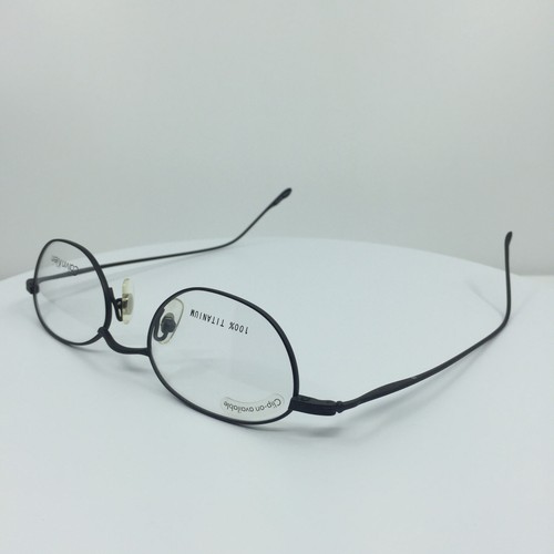 New VINTAGE CALVIN KLEIN Eyeglasses CK 510 100% Titanium Matte Black 50mm Japan - Picture 8 of 12