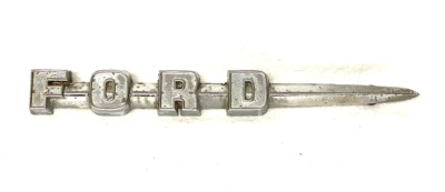 ORIGINAL 58-60?F100,250-? FORD HOOD EMBLEM,TRUCK,PICKUP,SPEAR TIP,BROKEN,ARROW,